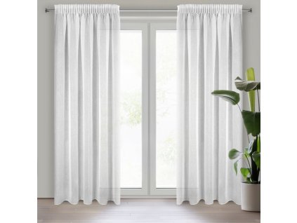 53506 firana gotowa sonia na tasmie 140 x 270 cm bialy