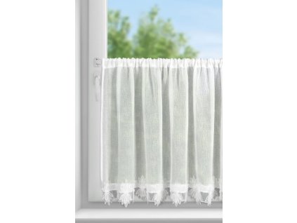 29599 firana gotowa sophia 150 x 30 cm bialy