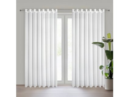 23665 firana gotowa tirsa 300 x 250 cm bialy