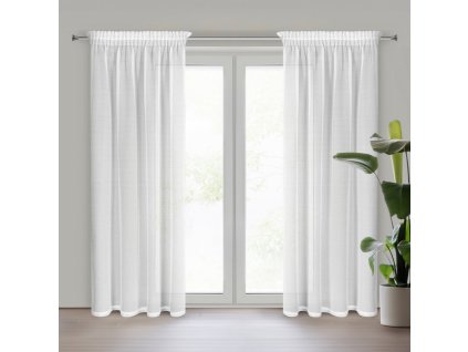 30568 firana gotowa vanesa na tasmie 140 x 270 cm bialy