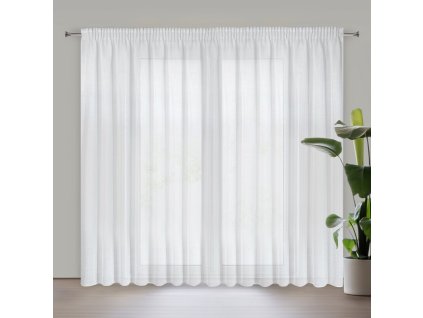 44317 firana gotowa viola na tasmie 300 x 250 cm bialy