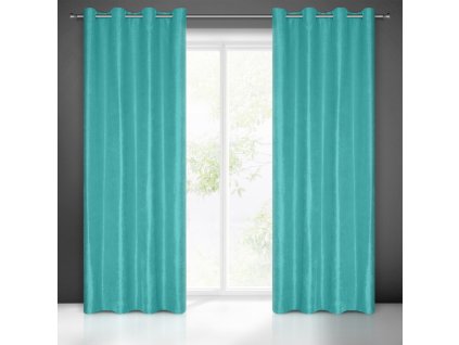 64465 zaslona gotowa ada 140 x 250 cm turkusowy