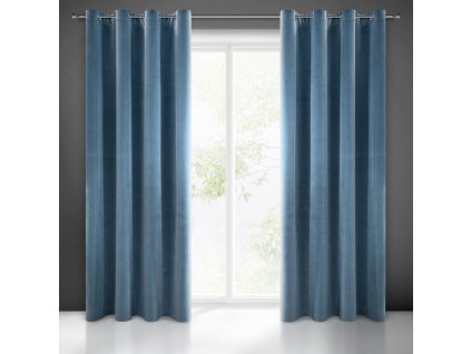 61402 zaslona gotowa adelle 140 x 250 cm ciemnoniebieski