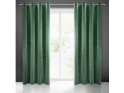 61396 zaslona gotowa adelle 140 x 250 cm ciemnozielony