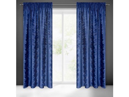 50179 zaslona gotowa adria na tasmie 140 x 270 cm granatowy