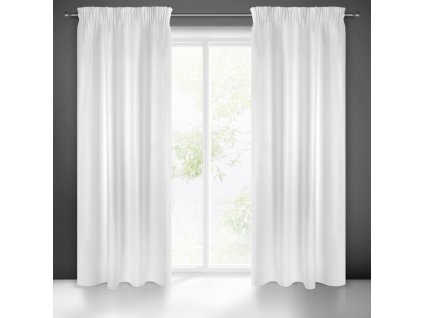 51337 zaslona gotowa aggie na tasmie 140 x 270 cm bialy