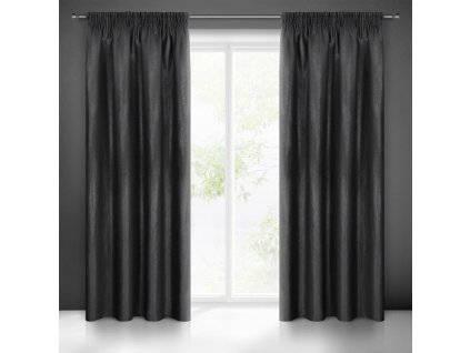 51349 zaslona gotowa aggie na tasmie 140 x 270 cm czarny