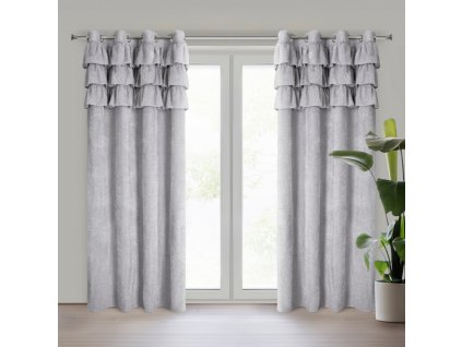 12505 zaslona gotowa agis 2 140 x 250 cm srebrny