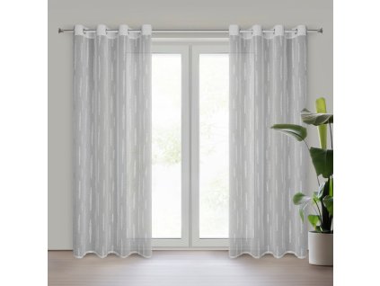 14386 zaslona gotowa aleni 140 x 250 cm srebrny