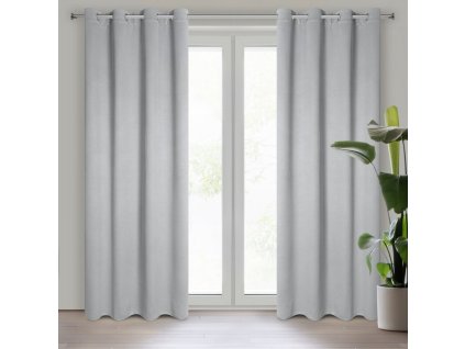 59293 zaslona gotowa amaro 140 x 250 cm szary