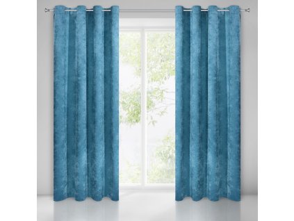 63586 zaslona gotowa anisa 140 x 250 cm turkusowy