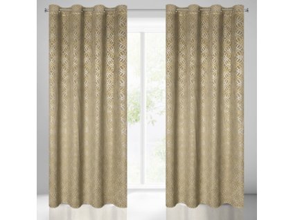 54313 zaslona gotowa areta 140 x 250 cm bezowy