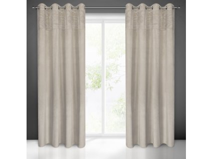 65797 zaslona gotowa ariana 140 x 250 cm bezowy