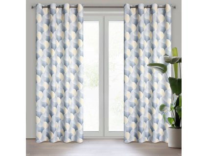 54547 zaslona gotowa aseta 140 x 250 cm szary