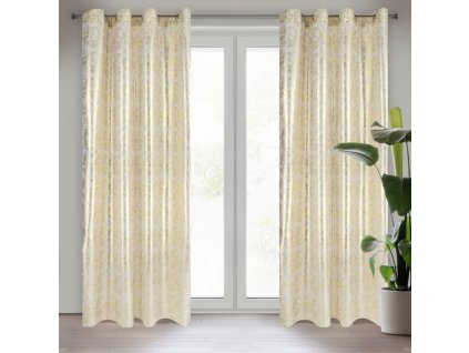 39166 zaslona gotowa asteria 140 x 250 cm zloty