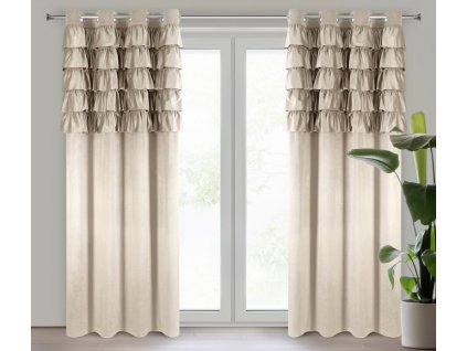 18802 zaslona gotowa aura 140 x 250 cm bezowy