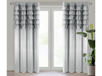 18805 zaslona gotowa aura 140 x 250 cm srebrny