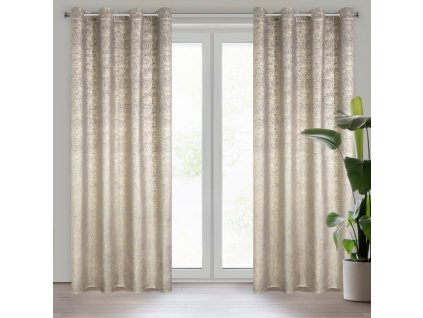 62935 zaslona gotowa axel 140 x 250 cm srebrny