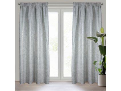 4831 zaslona gotowa blanka na tasmie 140 x 280 cm srebrny