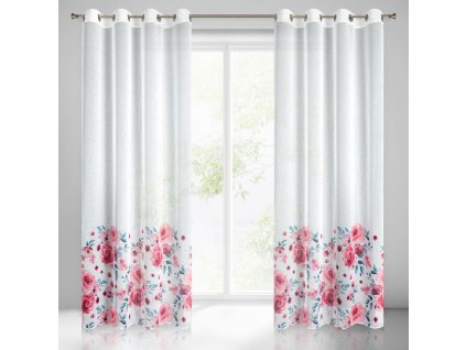 44353 zaslona gotowa carla 140 x 250 cm bialy