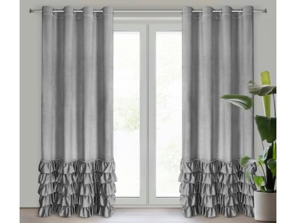 9079 zaslona gotowa carli 140 x 250 cm srebrny