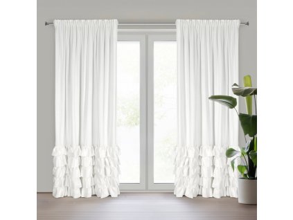 22996 zaslona gotowa carli na tasmie 140 x 250 cm bialy