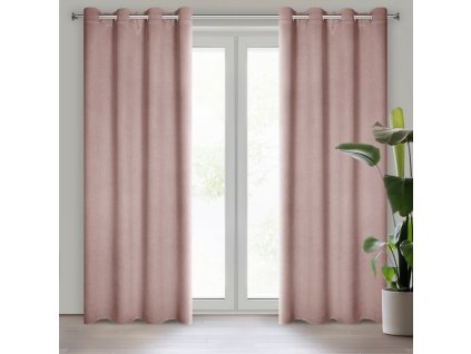 59302 zaslona gotowa carlo 135 x 250 cm pudrowy roz