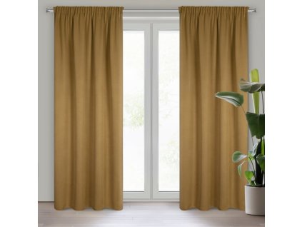 43759 zaslona gotowa carlo na tasmie 130 x 300 cm miodowy