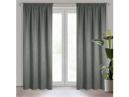 43765 zaslona gotowa carlo na tasmie 130 x 300 cm popielaty