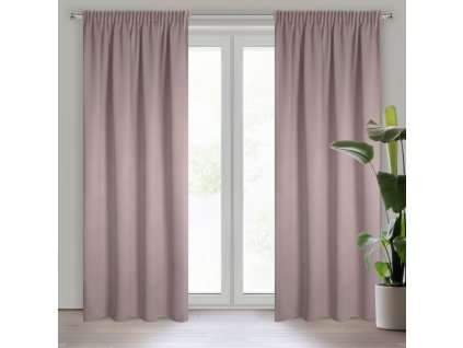 43612 zaslona gotowa carlo na tasmie 130 x 300 cm pudrowy roz