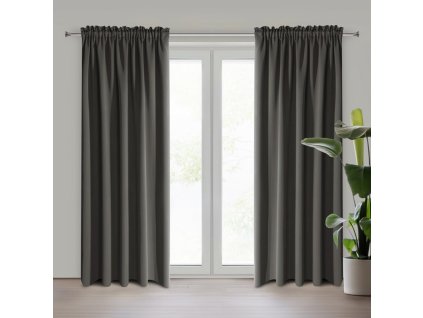 1852 zaslona gotowa d91 parisa na tasmie 140 x 270 cm grafitowy