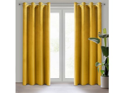 2005 zaslona gotowa d91 rosa 140 x 250 cm musztardowy