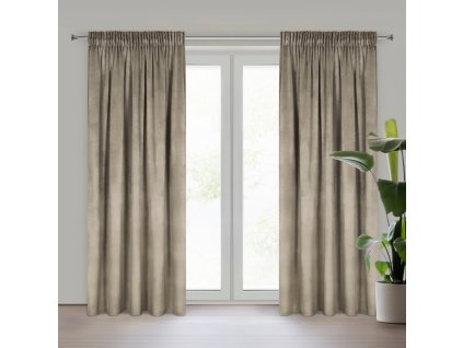 3301 zaslona gotowa d91 rosa na tasmie 140 x 270 cm brazowy