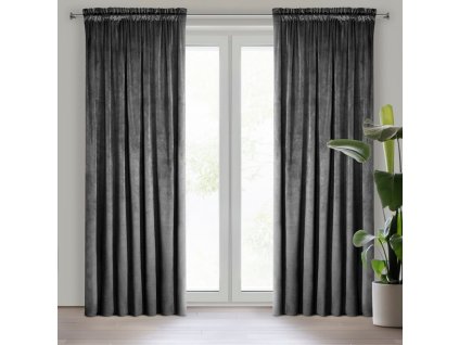 4903 zaslona gotowa d91 rosa na tasmie 140 x 270 cm czarny