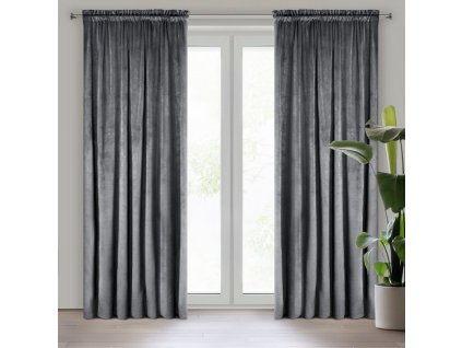 4906 zaslona gotowa d91 rosa na tasmie 140 x 270 cm grafitowy