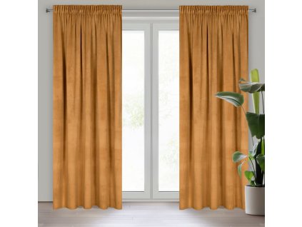 3304 zaslona gotowa d91 rosa na tasmie 140 x 270 cm miodowy