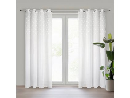 26761 zaslona gotowa d91 stella 140 x 250 cm bialy