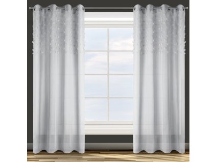 58882 zaslona gotowa d91 stella 140 x 250 cm srebrny