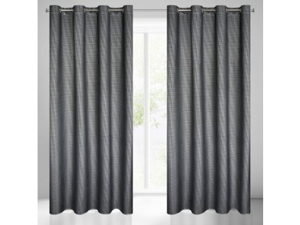 60646 zaslona gotowa darcy 140 x 250 cm czarny