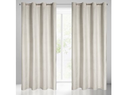 60634 zaslona gotowa darcy 140 x 250 cm kremowy