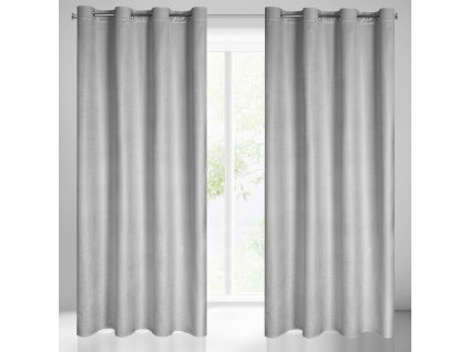 60649 zaslona gotowa darcy 140 x 250 cm srebrny