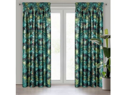 8953 zaslona gotowa davos na tasmie 140 x 270 cm czarny