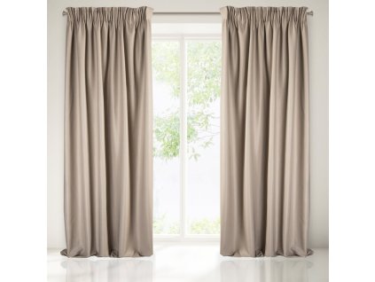 61015 zaslona gotowa essme na tasmie 140 x 270 cm bezowy