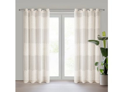 6781 zaslona gotowa esteri 140 x 250 cm bezowy