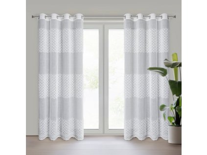 6745 zaslona gotowa esteri 140 x 250 cm bialy