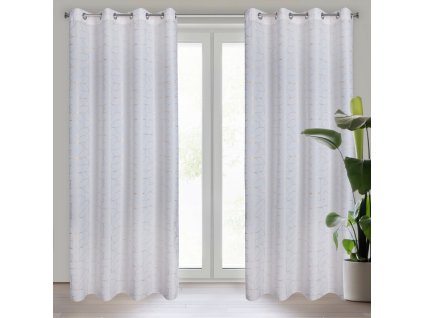 36052 zaslona gotowa evi 140 x 250 cm bialy