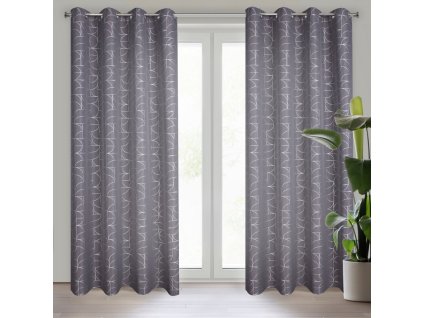 36043 zaslona gotowa evi 140 x 250 cm grafitowy