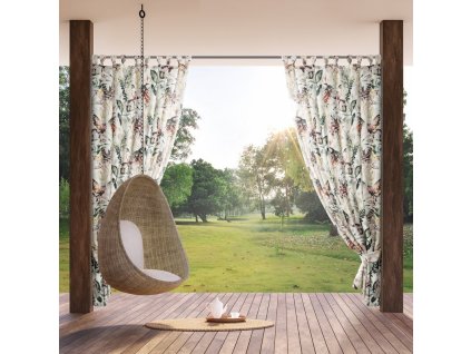 28450 zaslona gotowa garden2 na szelkach 155 x 260 cm bialy