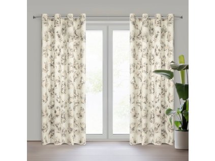 9364 zaslona gotowa gloria2 140 x 250 cm kremowy