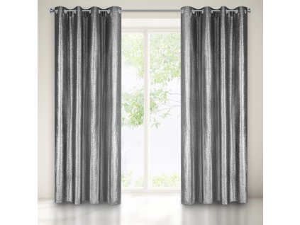 64615 zaslona gotowa glossy 140 x 250 cm czarny